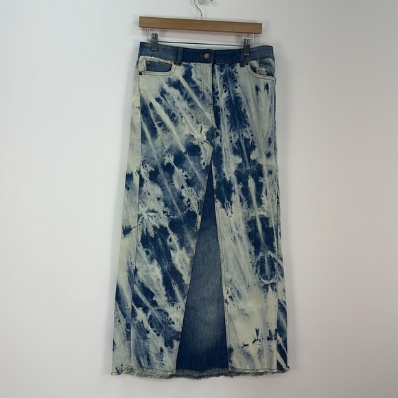 HOST PICK🎉🎊Michael Kors maxi denim skirt Tye dye - Picture 9 of 12